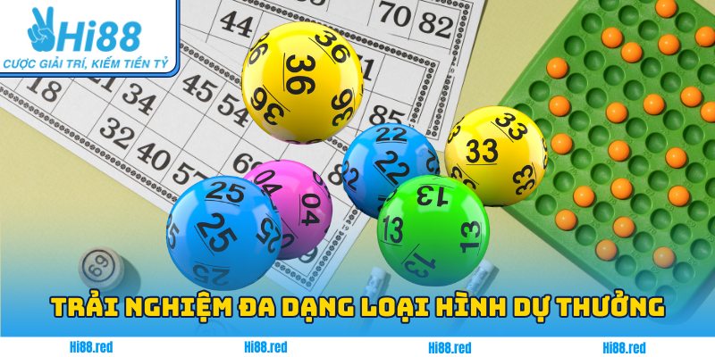 Trải nghiệm đa dạng loại hình dự thưởng tại Xổ Số Hi88